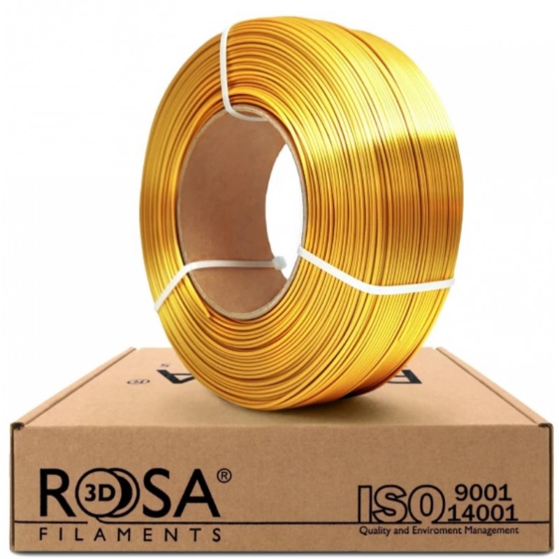 ReFill PLA-Silk Oro 1,75mm 1kg Rosa3D