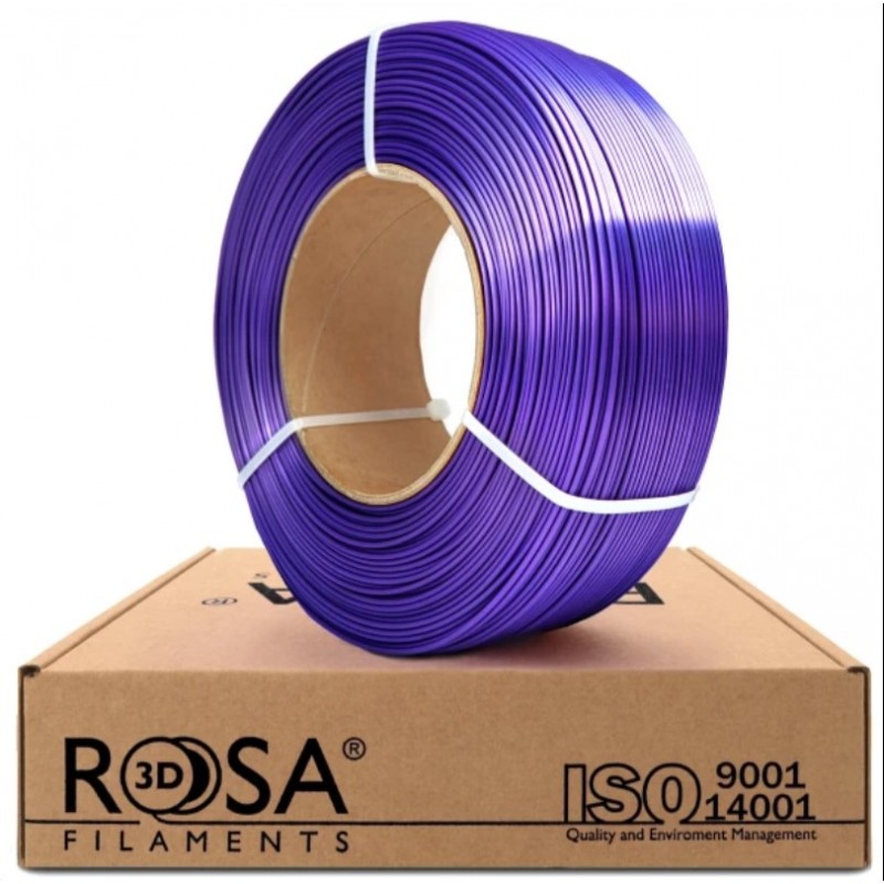ReFill PLA-Silk Violeta 1,75mm 1kg Rosa3D