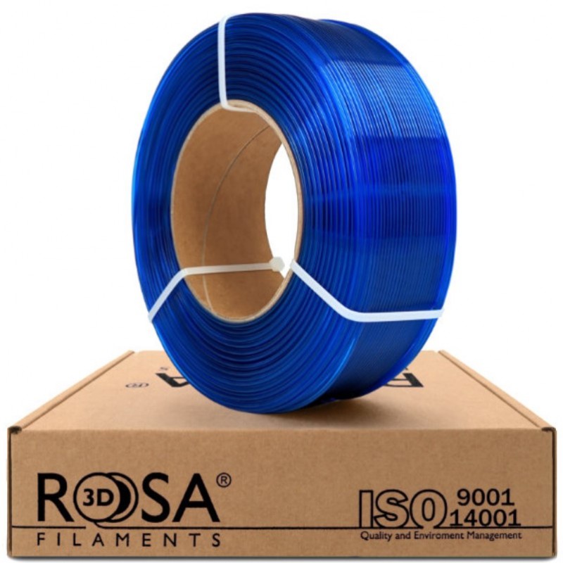 ReFill PET-G HS Standard 1,75mm Blue Sky Tr. 1kg Rosa3D