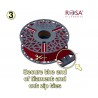 ReFill PLA-Silk Silver 1,75mm 1kg Rosa3d