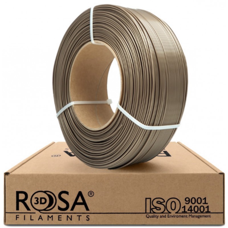 ReFill PLA Starter 1,75mm Pearl Gold 1kg Rosa3D