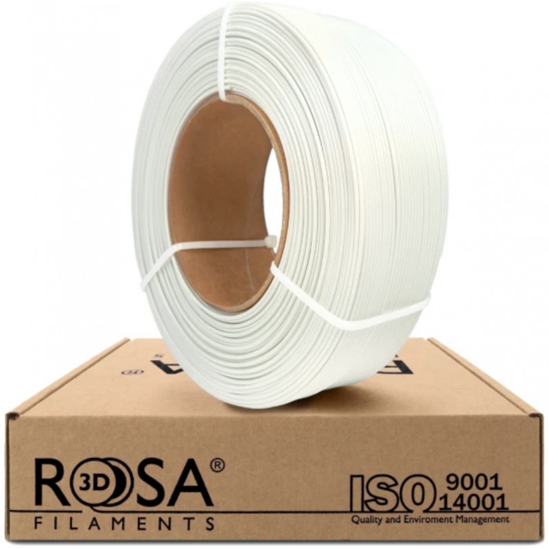 ReFill PLA Starter 1,75mm Litophane White 1kg Rosa3D