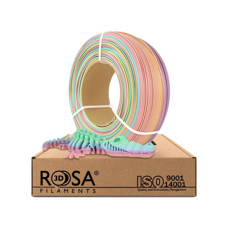ReFill PLA Rainbow Pastel 1,75mm 1kg Rosa3D