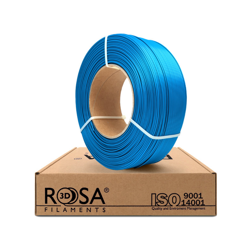 ReFill PLA Starter 1,75mm Capri Blue Satin 1kg Rosa3D