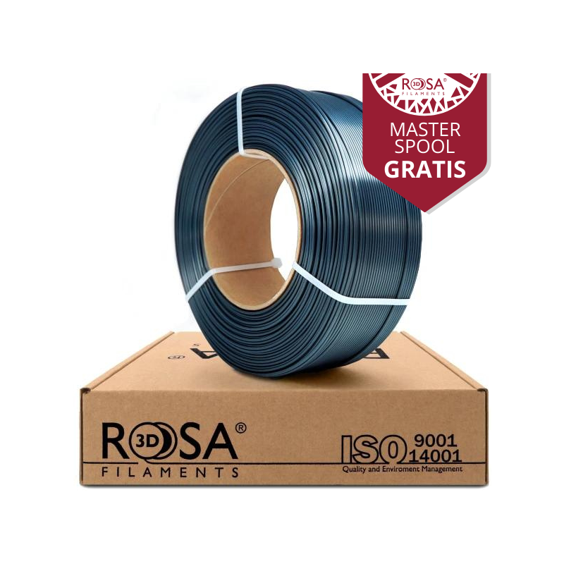 ReFill PLA-Silk 1,75mm Graphite 1kg Rosa3D