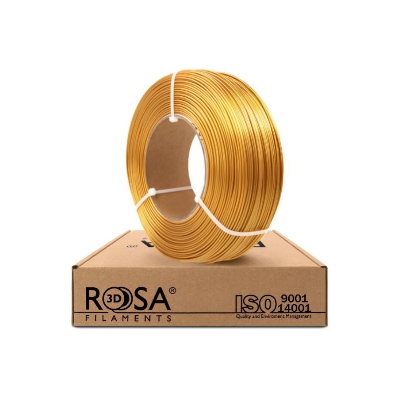 ReFill PET-G Standard HS 1,75mm Gold Metalic 1kg Rosa3D
