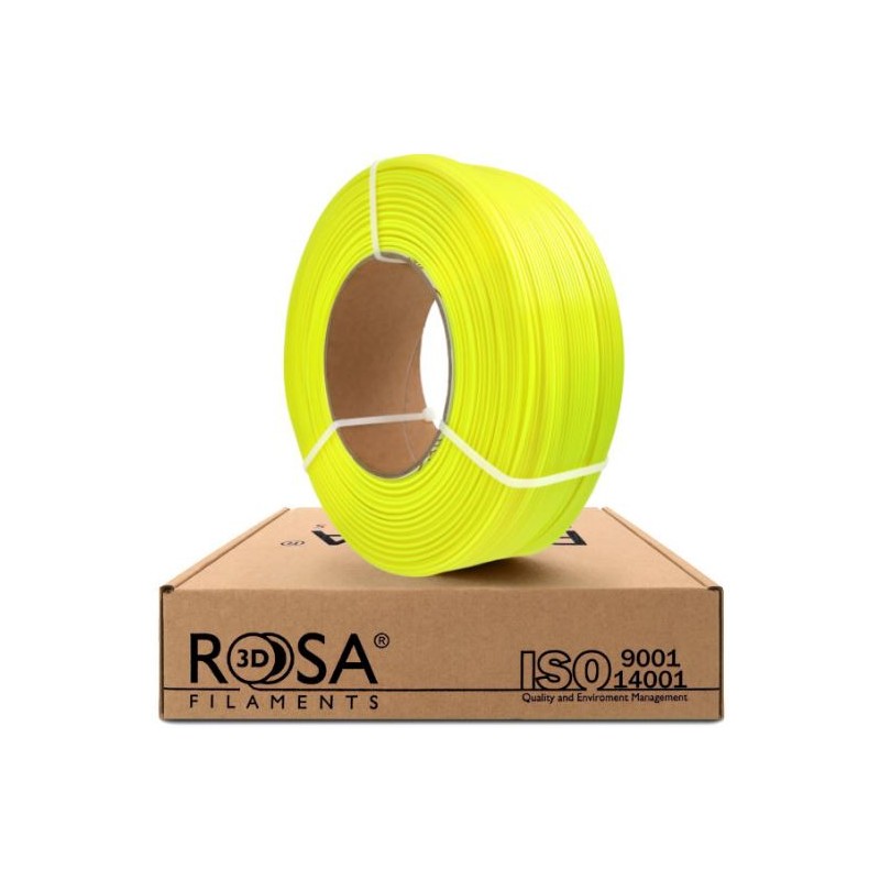 ReFill PET-G Standard HS 1,75mm Neon Yellow 1kg Rosa3D