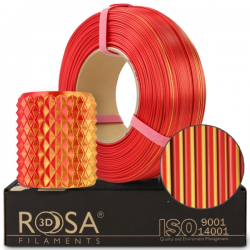 ReFill PLA Magic Silk Fire 1.75mm 1kg Rosa 3D