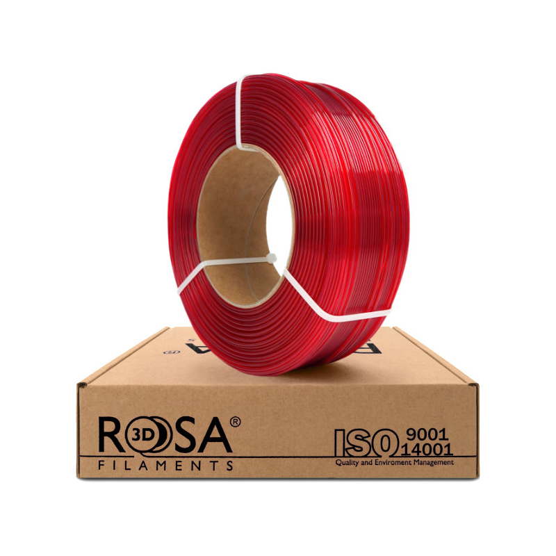 ReFill PET-G Standard HS Red Wine Tr. 1kg 1,75mm Rosa3D