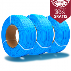 Pack ReFill PLA Starter Blue Set 3x1kg 175mm Rosa3D