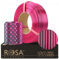 ReFill PLA Magic Silk Mistic Purple (graphite+fuchsia) 1kg 1,75mm Rosa3D