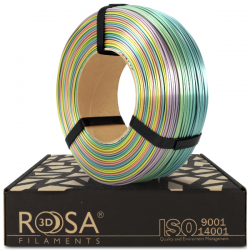 ReFill PLA Rainbow Silk 1,75mm 1kg Rosa3D