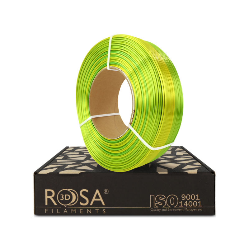 ReFill PLA Multicolour Silk Jungle 1,75mm 1kg Rosa3D