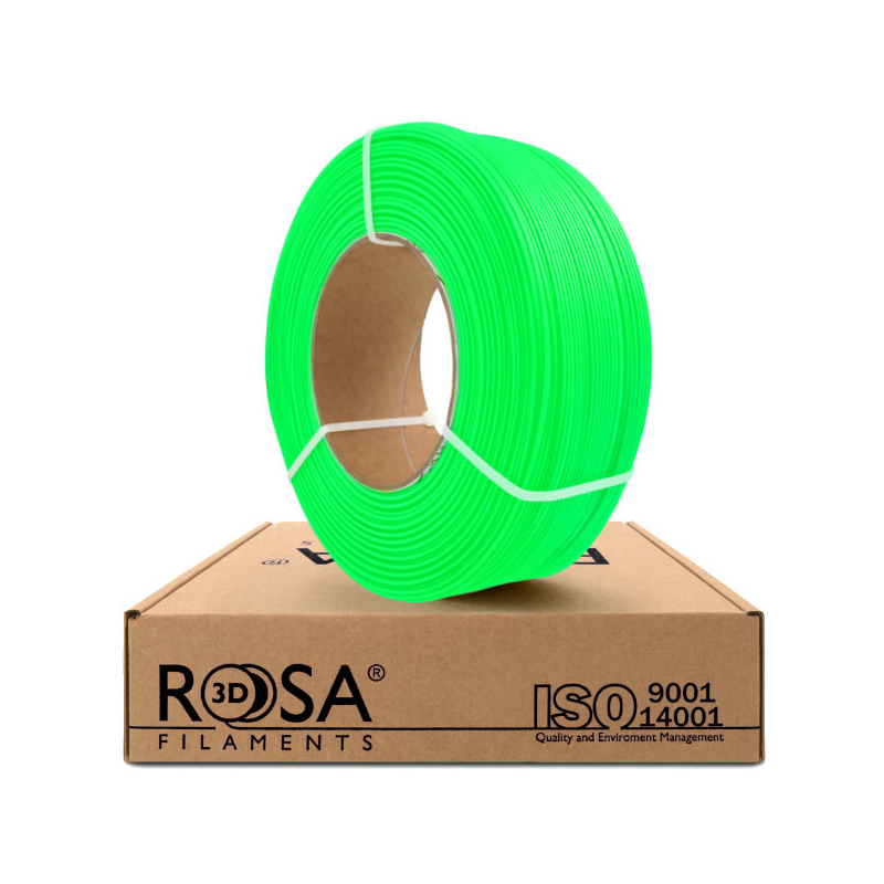 ReFill PLA Starter Verde Neón 1.75mm 1kg Rosa3D