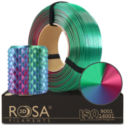 ReFill PLA Magic Silk Aurora 1,75mm 1kg Rosa3D