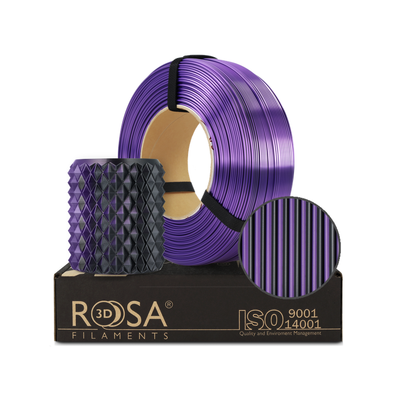ReFill PLA Magic Silk Mistic Violeta 1.75mm 1kg Rosa3D