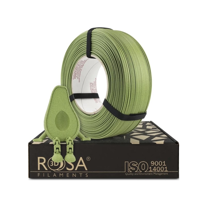 Matt Avocado Guacamole ReFill PLA-CF 1,75mm 1kg Rosa3D