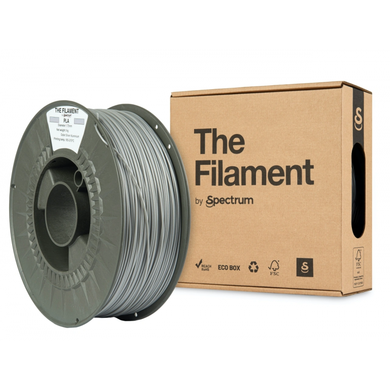 PLA Silver Aluminium 1Kg The Filament