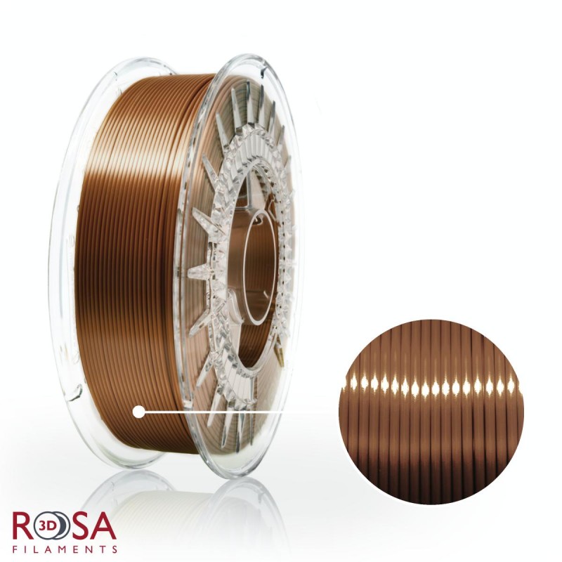 Rosa3d PLA Silk Bronce 1.75mm 800gr