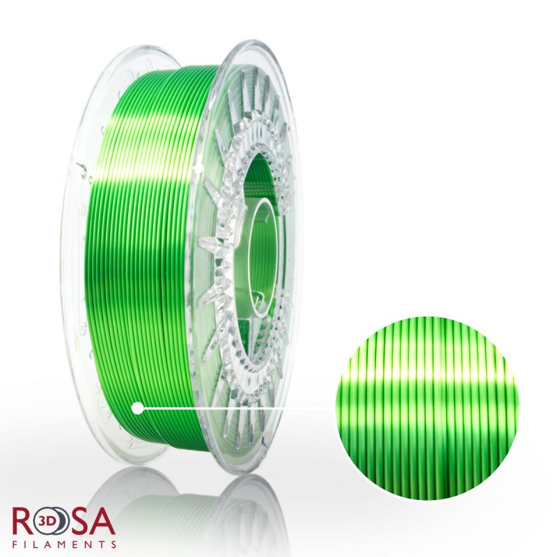 Rosa3d PLA Silk Green 1.75mm 800gr