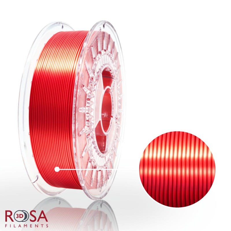 Rosa3d PLA Silk Red 1.75mm 800gr