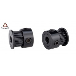 Polea 20 dientes Negra 2GT 20 6MM